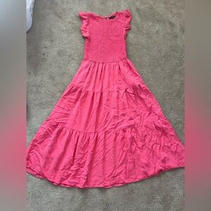 Vibrant Pink Maxi Dress